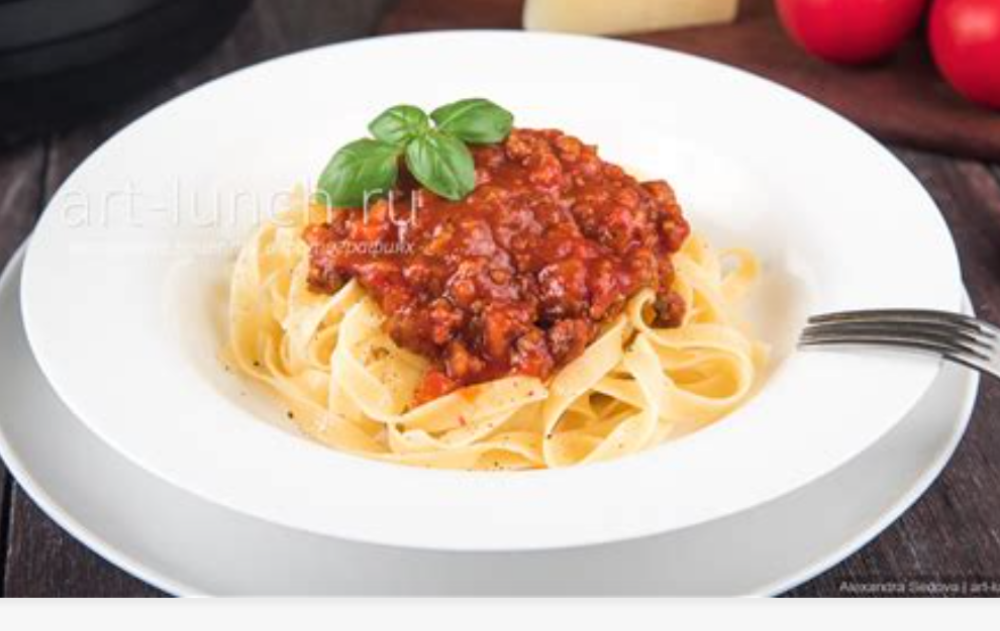 Паста болоньезе