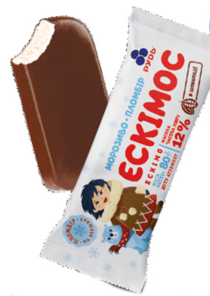 Морозиво "Ескімос" ТМ Рудь