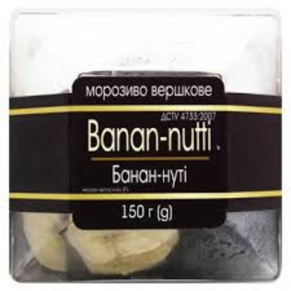 морозиво banan nutti