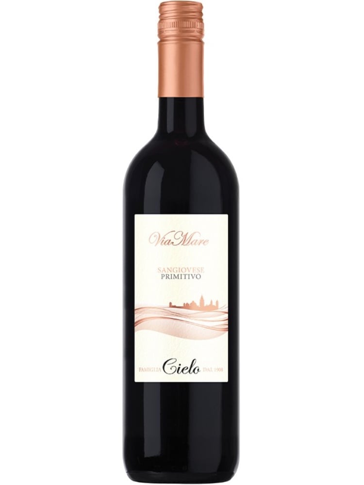 Вино Viamare Sangiovese-Primitivo Puglia IGT, червоне сухе, Італія 