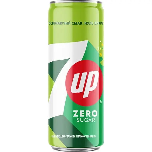 Напій 7 Up, ж/б 0,33 л