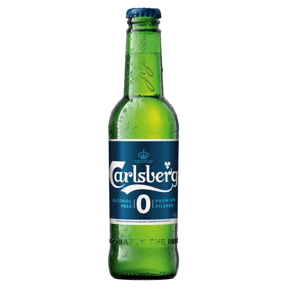 Пиво Карлсберг б/а, 0,450 л