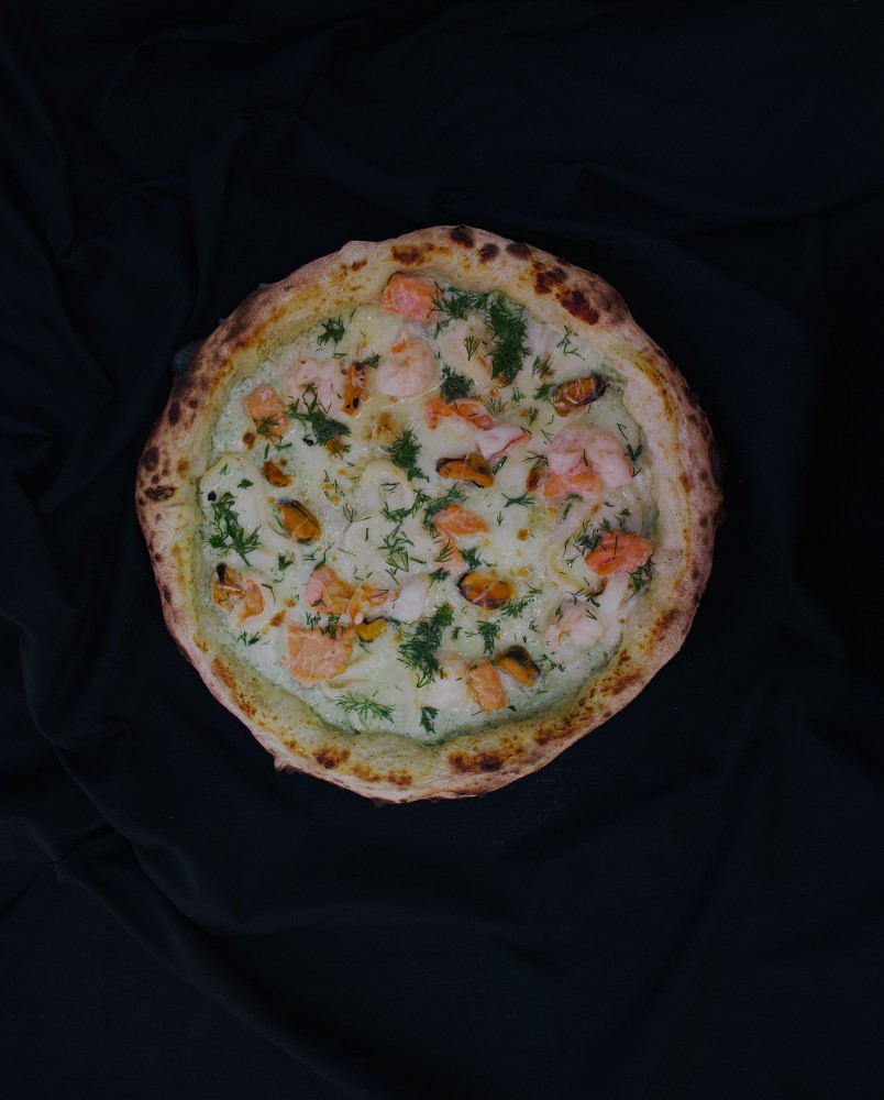 ПІЦА з морепродуктами 570г