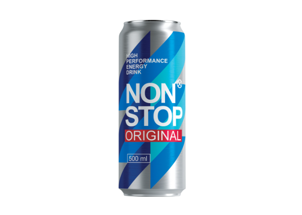 Напій безалкогольний енергетичний сильногазований Non Stop Original (0,25л)