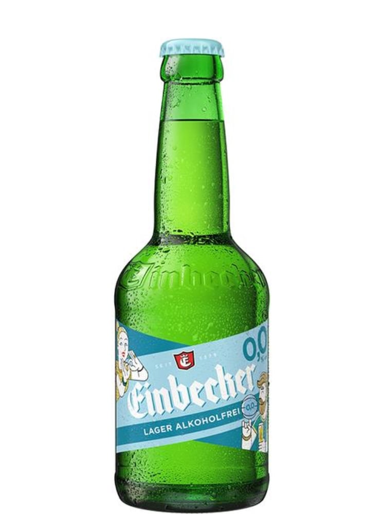 Пиво безалкогольне Einbecker "Lager" (світле, фільтр., непаст., Німеччина) 0,33 л