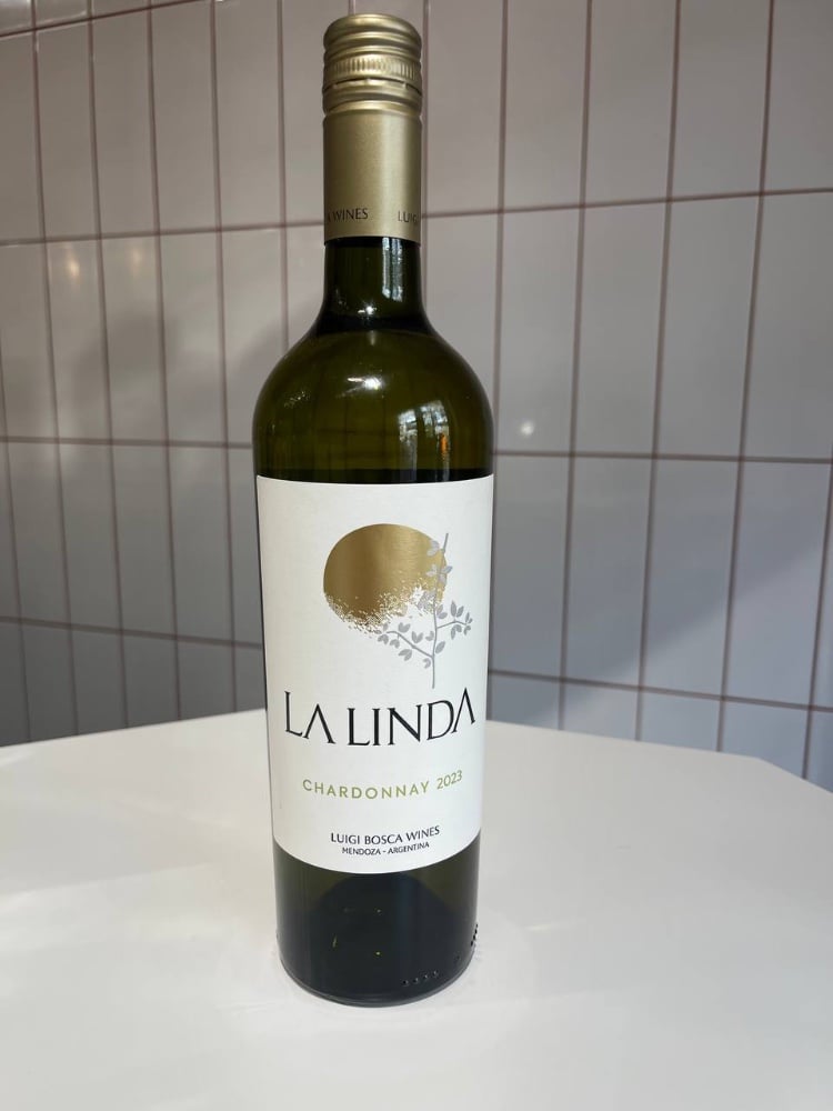 Вино "La Linda" Chardonnay (сухе, біле Mendoza, Аргентина) 0,75 л
