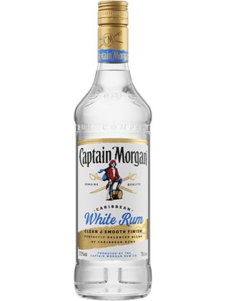 Ром Captain Morgan white 37,5% 50мл