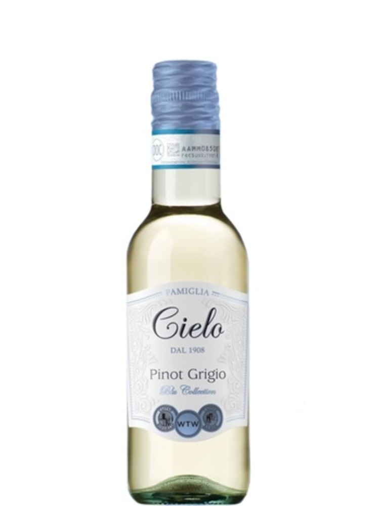 Вино Cielo "Pinot Grigio" delle Venezie DOC, натуральне біле сухе 187 мл