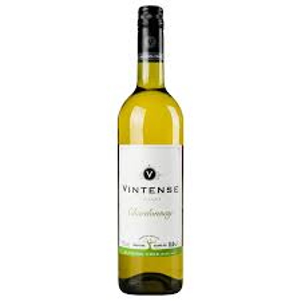 Вино Vintense Chardonnay Alcohol Free, біле, напівсухе