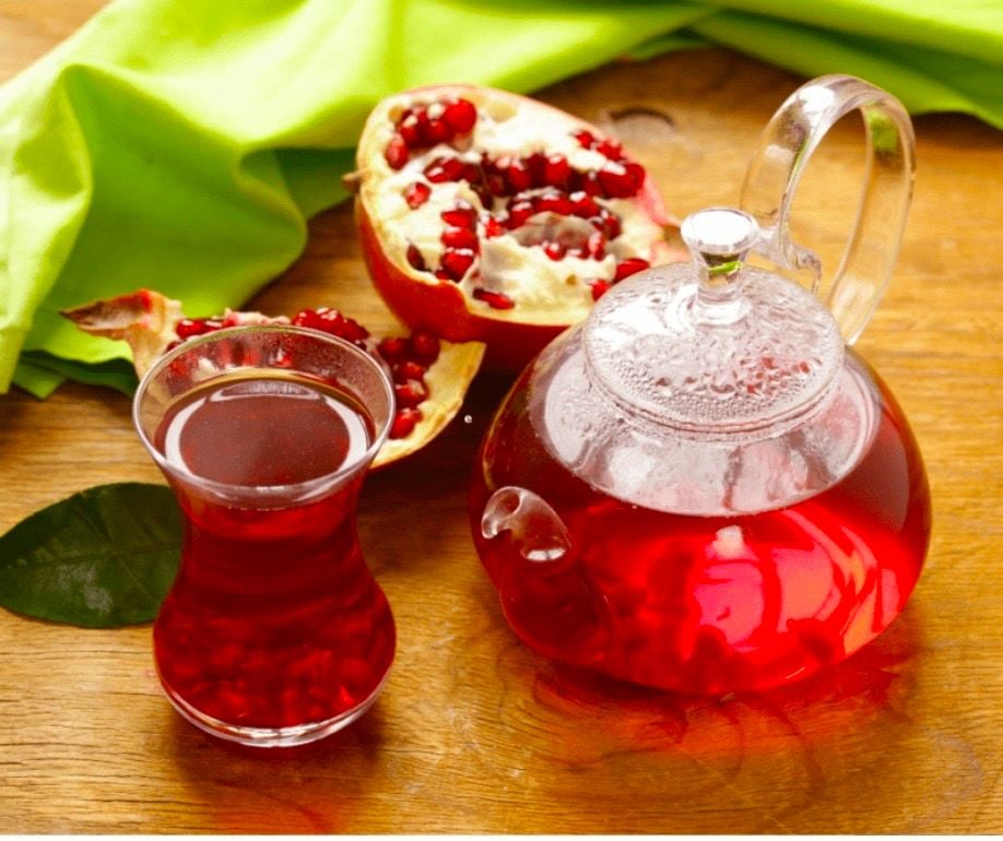 Чай гранат-мята