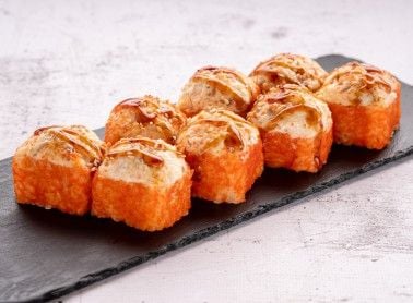 Запечений з крабом 