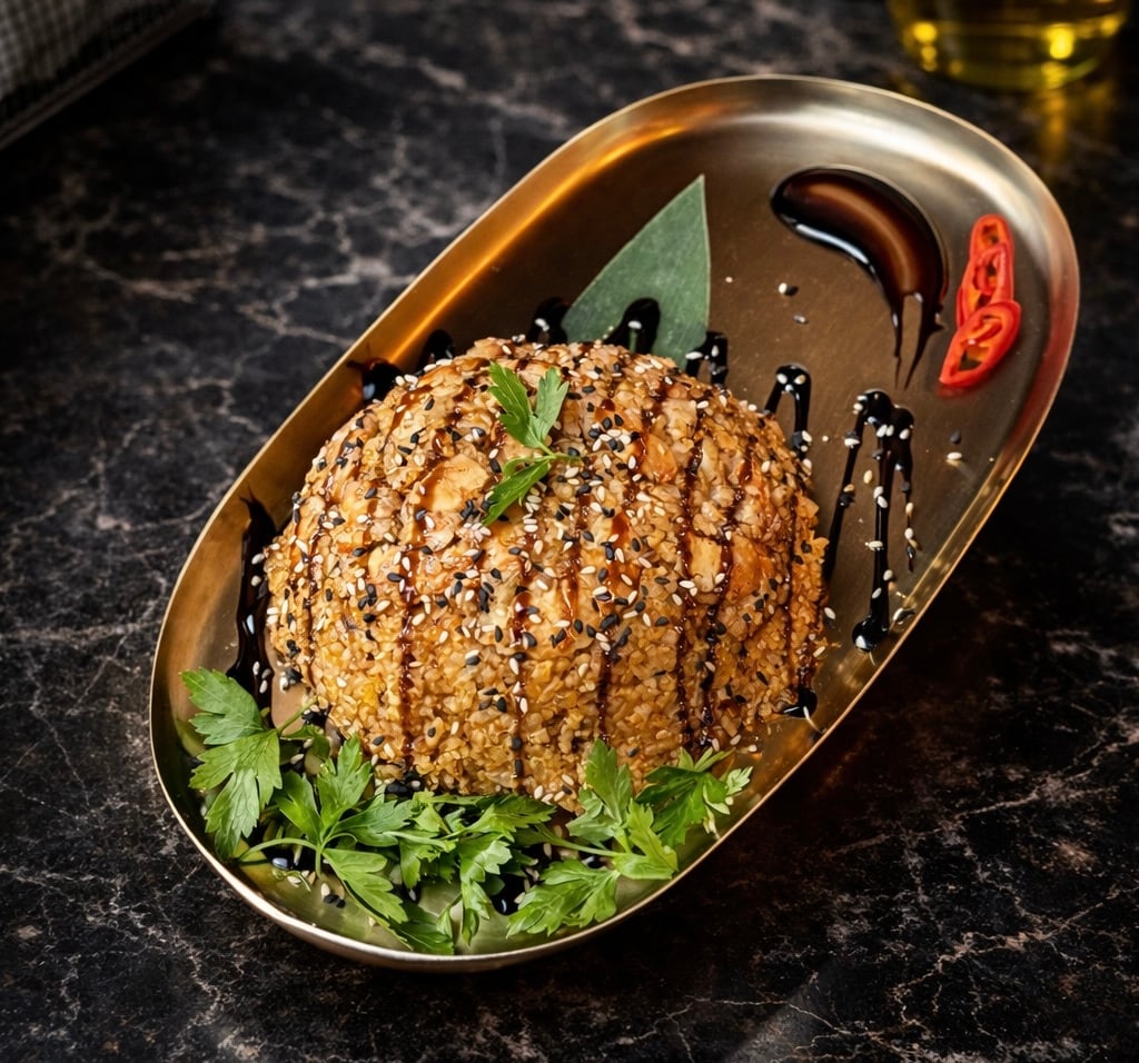 Тайський рис з креветками 