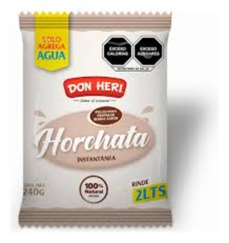 Sobre de Agua Horchata Don Heri