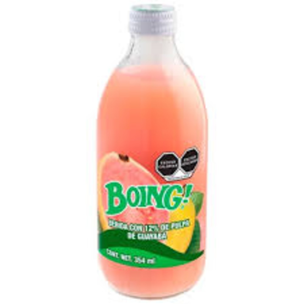 Jugo Boing Vidrio Guayaba 354Ml