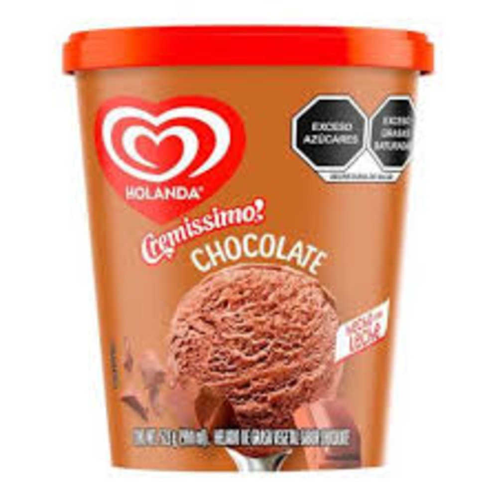 Helado Holanda sabor chocolate 484g