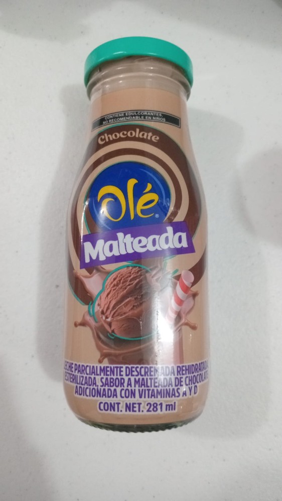 olé malteada chocolate 281ml
