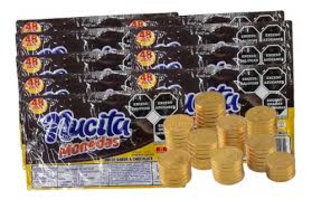 Moneda de Chocolate 3 pz