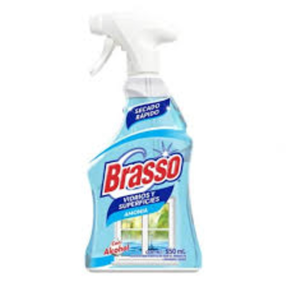 Brasso, vidrios y superficies 650ml