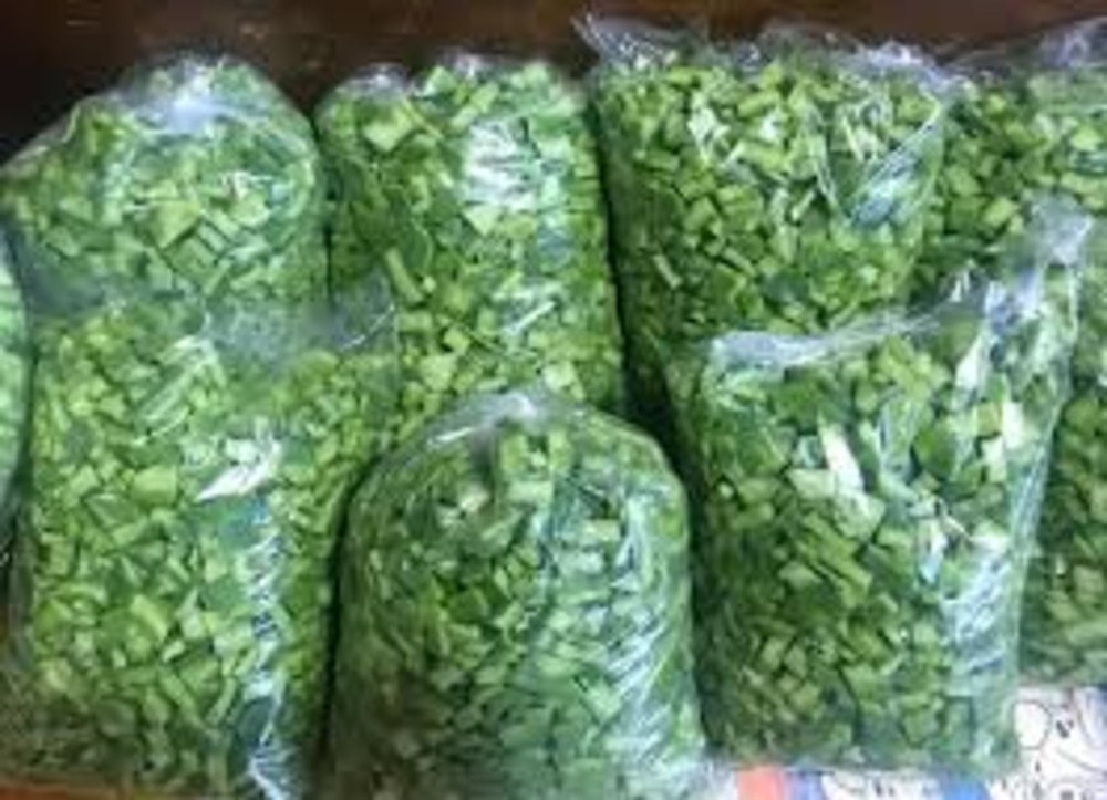 Media bolsa de nopal picado