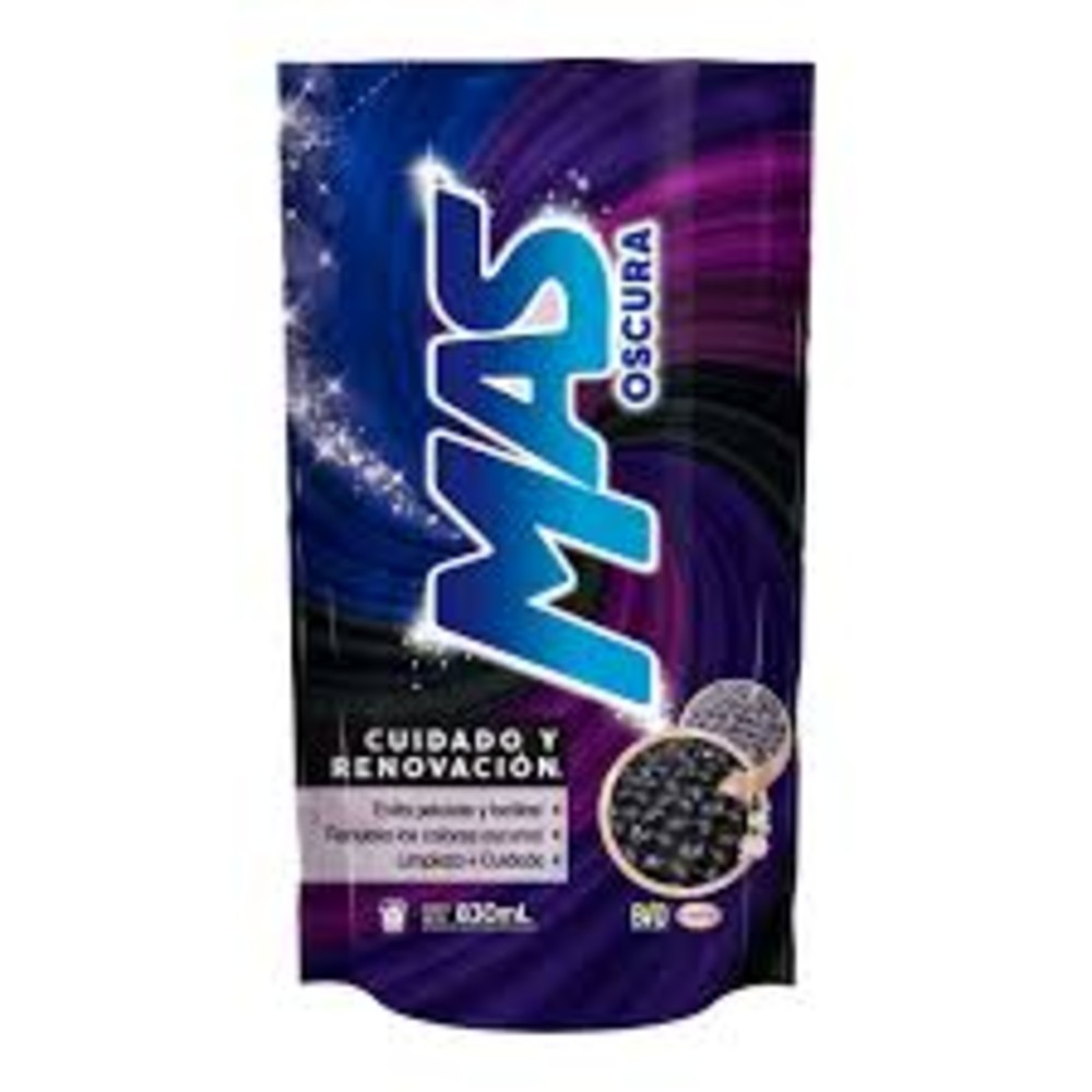 Mas Detergente Liquido Para Ropa Oscuro 830Ml