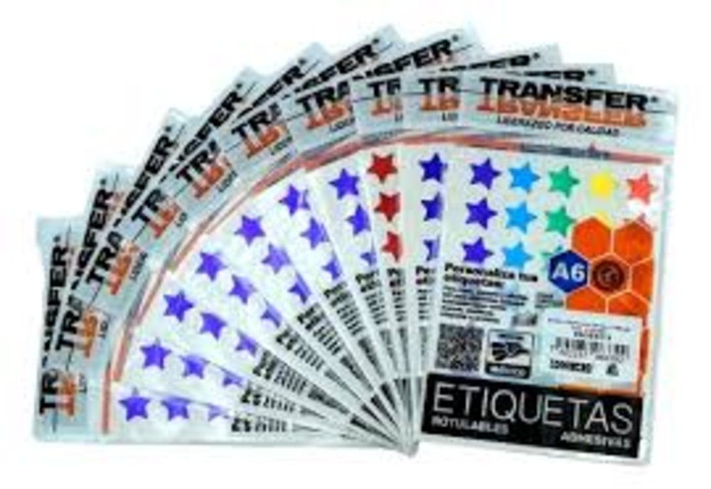 Estrellas Adhesivas Colores