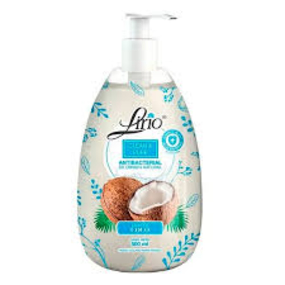 Jabon Lirio Clean & Pure Coco 500 ml