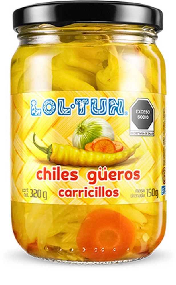 Chiles Gueros Carricillos Lol Tun De 320G