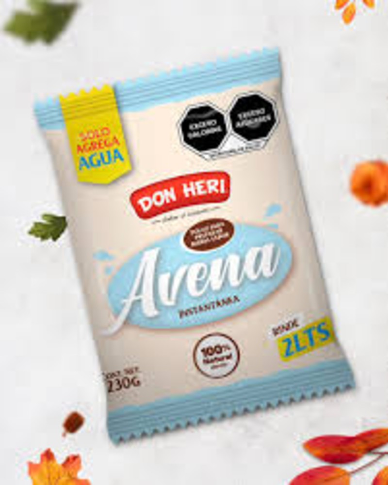 Sobre de Agua Avena Don Heri