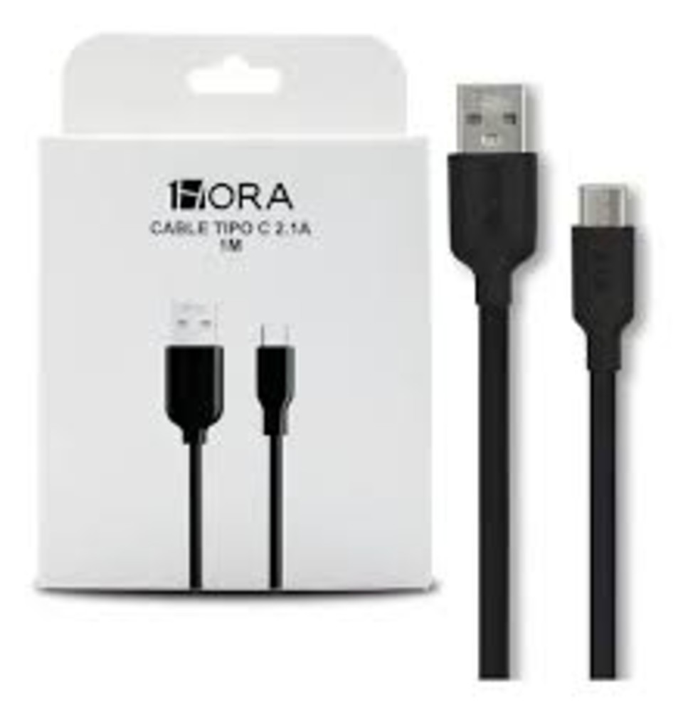 Cargador 1M Cable Tipo C 2.1A