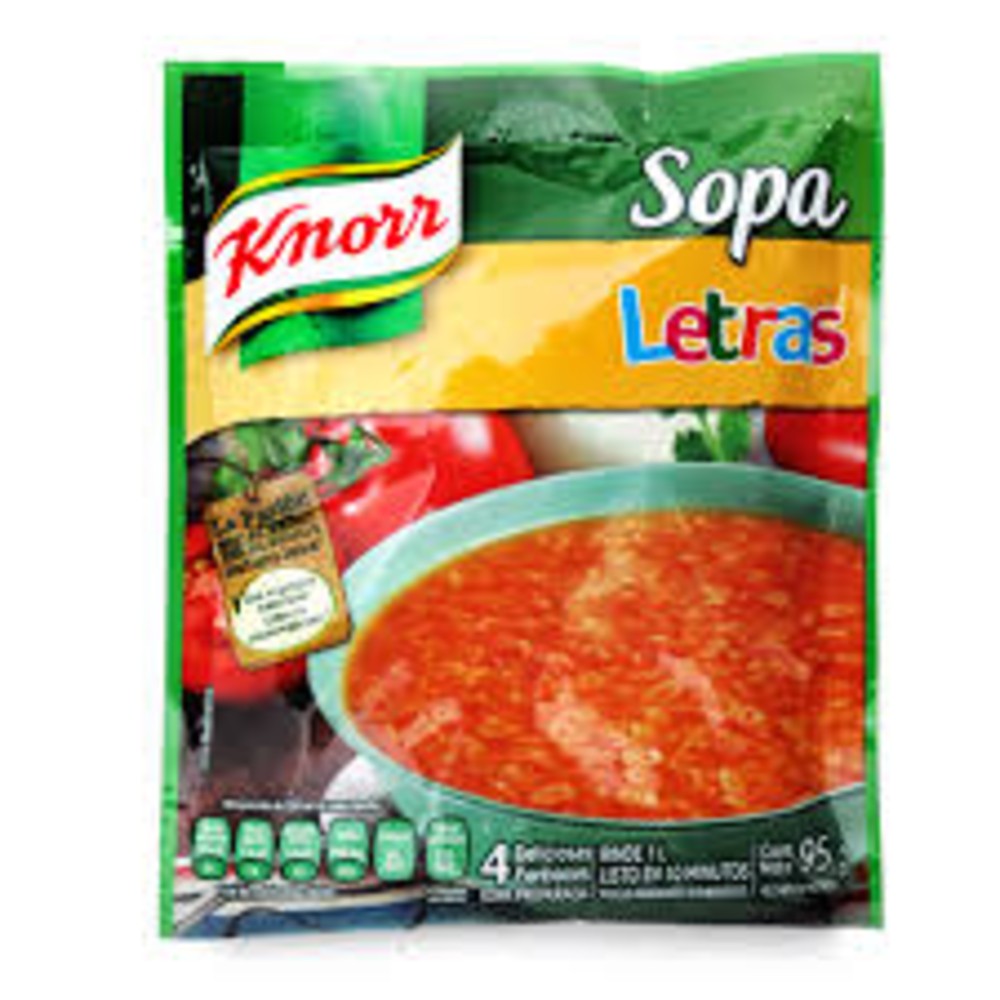 sopa instantánea knorr