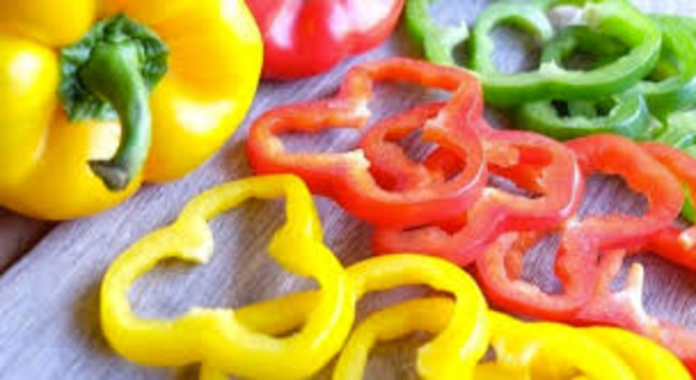 Charola de chile morron