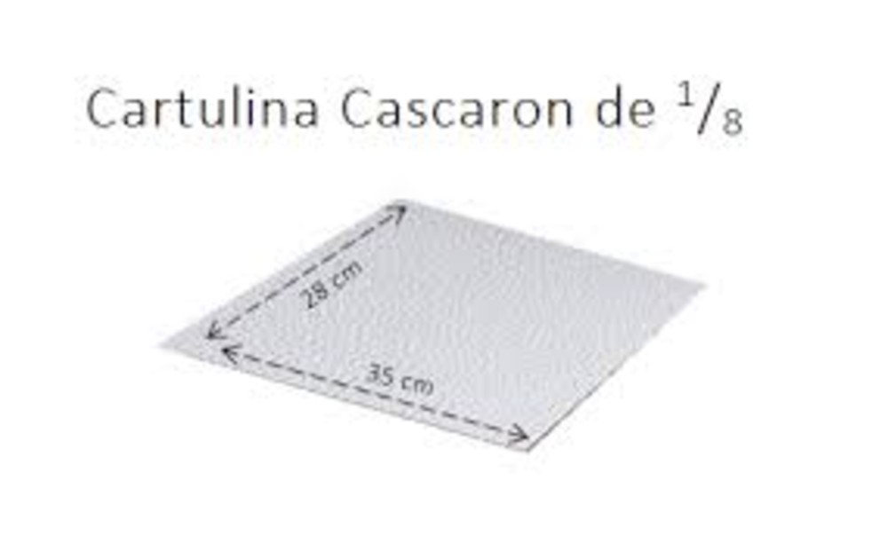 papel cascarón 1/8
