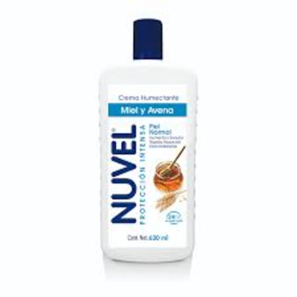 Crema NUVEL miel y avena 600 ml