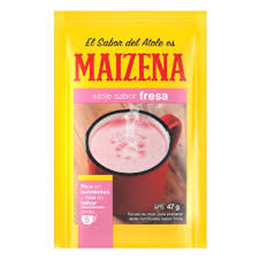 Maizena Atole Sabor Fresa 47G