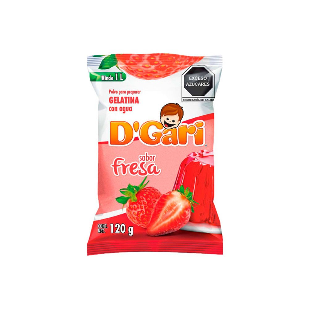 D Gari Sabor Fresa De Agua 120G