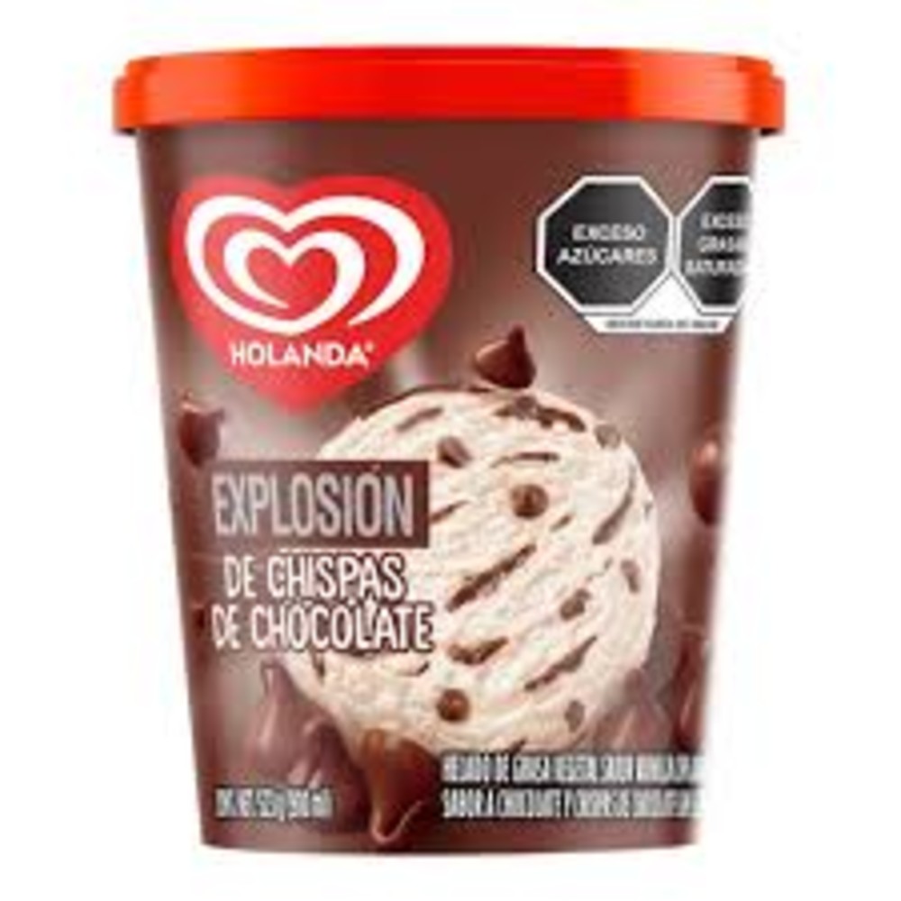 Helado Holanda sabor Chispas de chocolate 523g