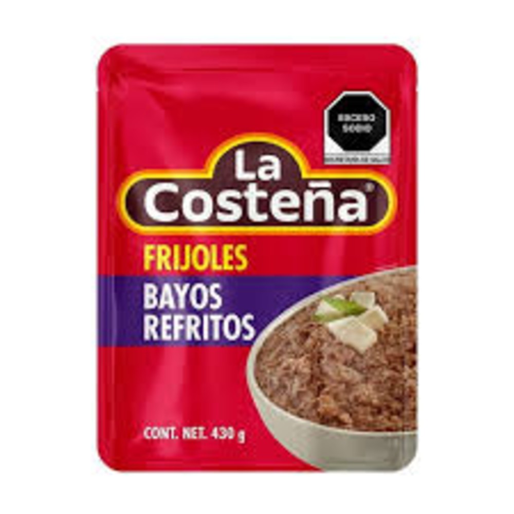 Frijoles bayos refritos la costeña