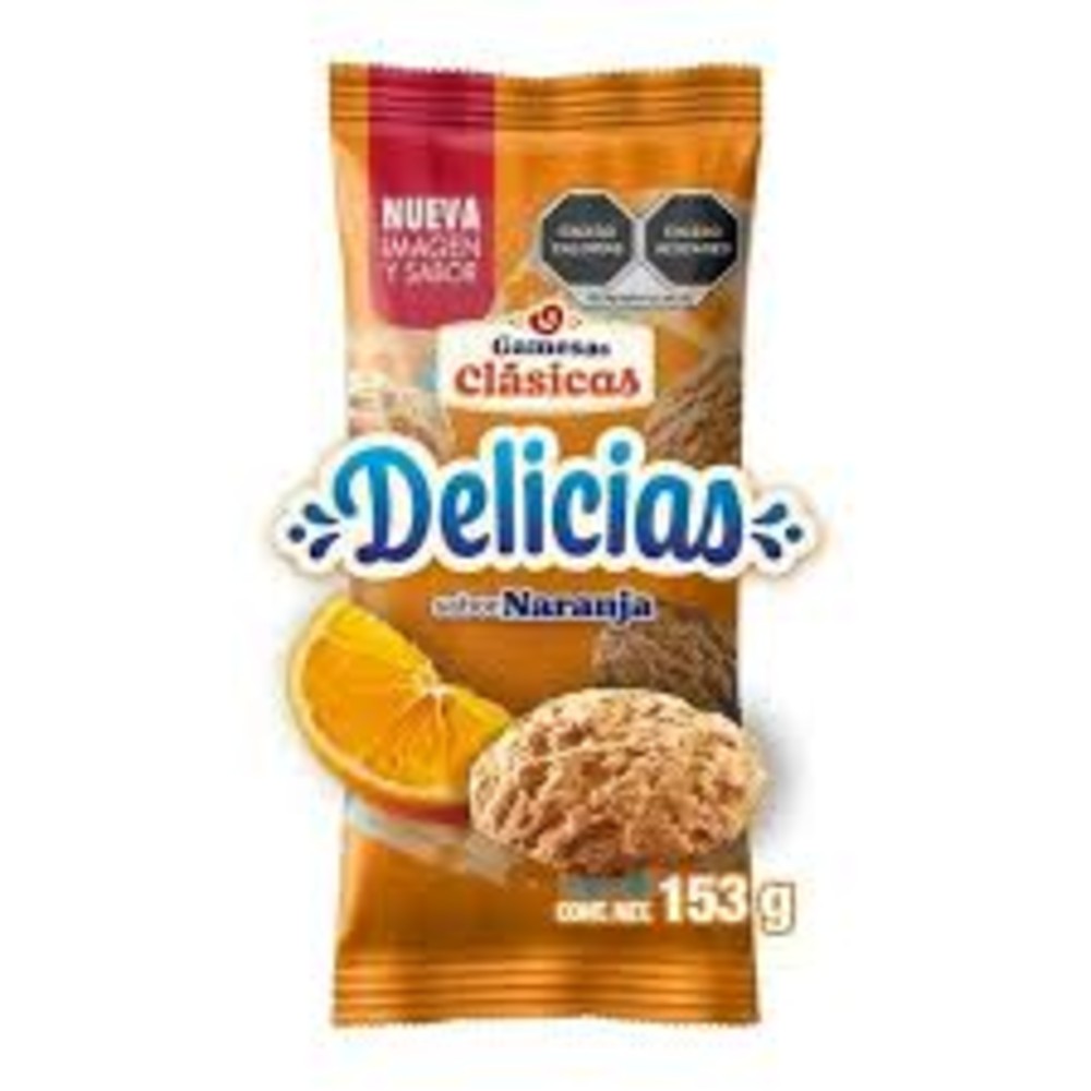 Galletas delicias naranja