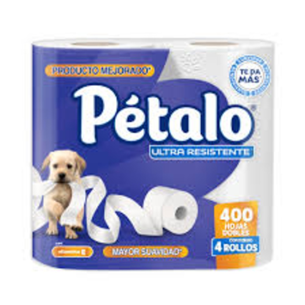 Papel de baño Pétalo 4 piezas