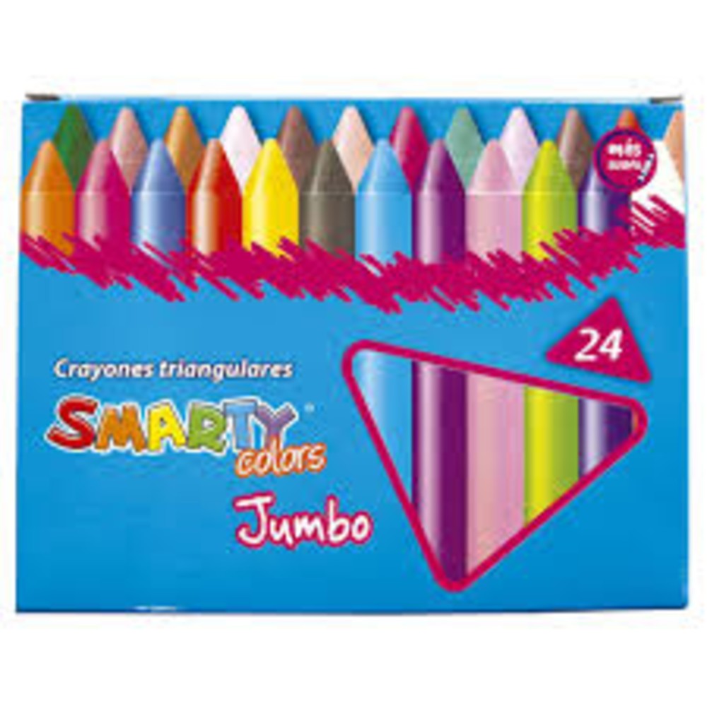 Crayones triangulares 12pz SMART