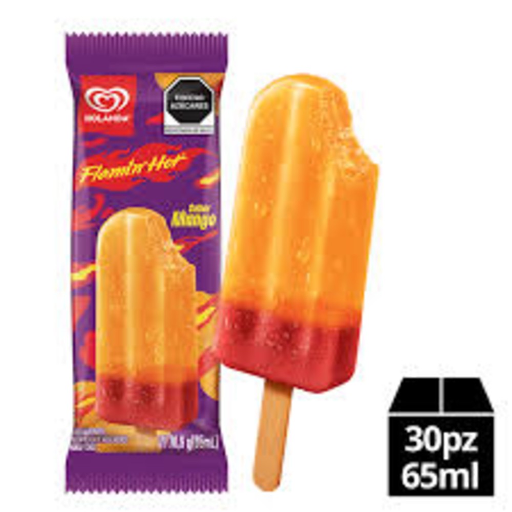 Solero flamin hot sabor mango
