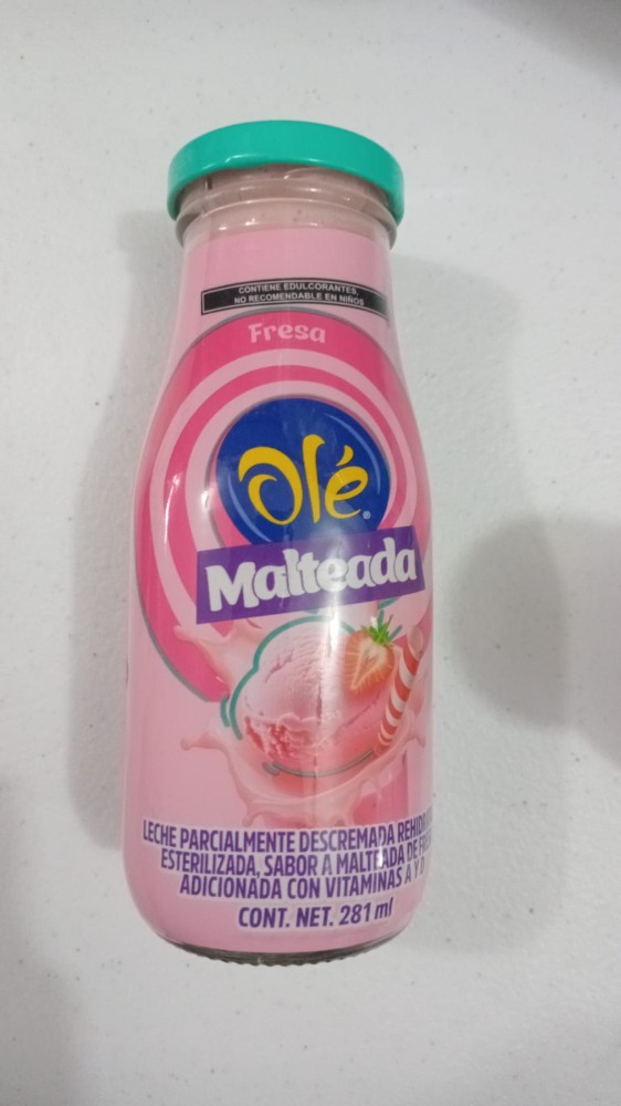 olé malteada fresa 281ml