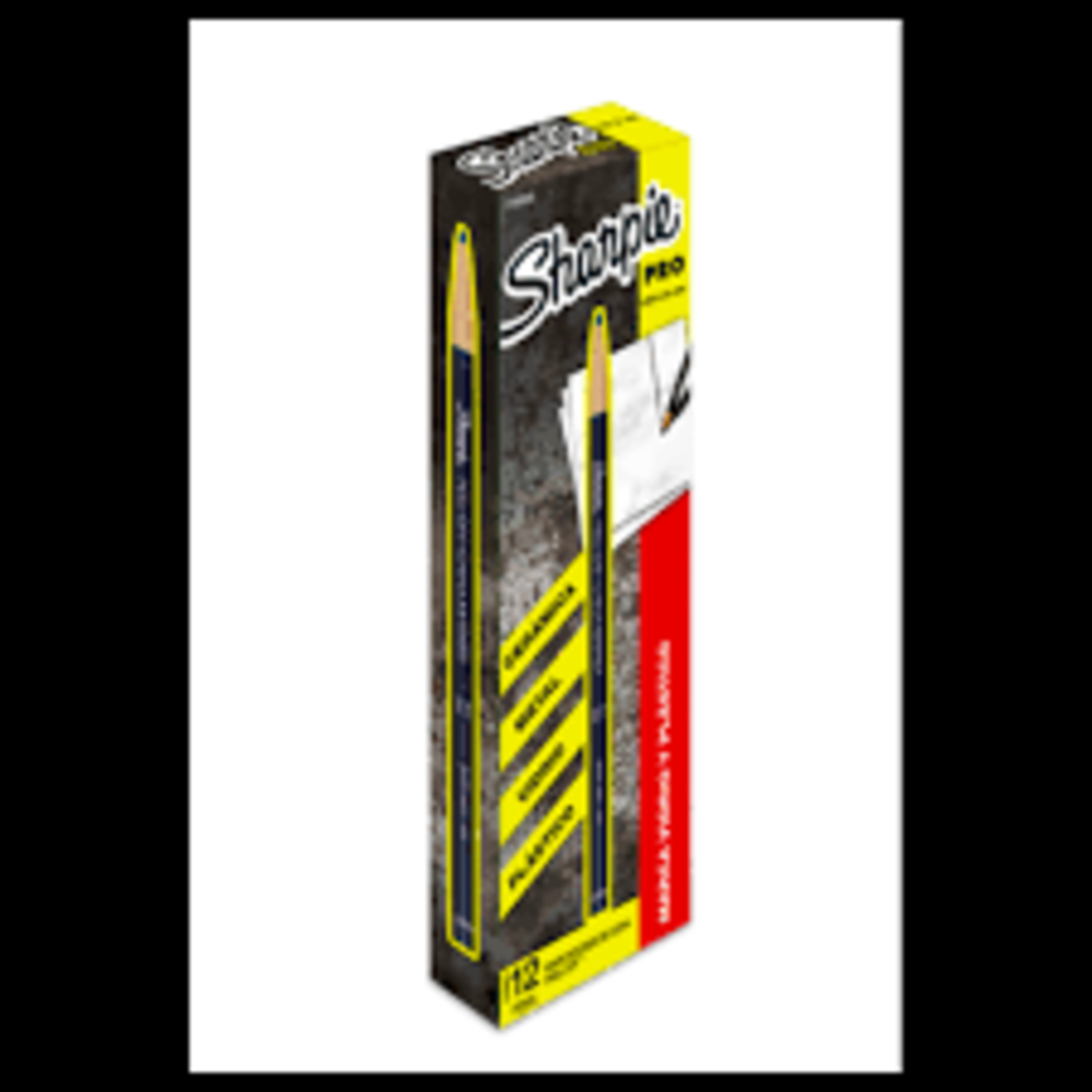 Marca Vidrio y Plástico Sharpie negro