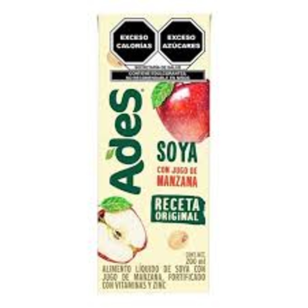 Jugo Ades Soya con Manzana 200 ml