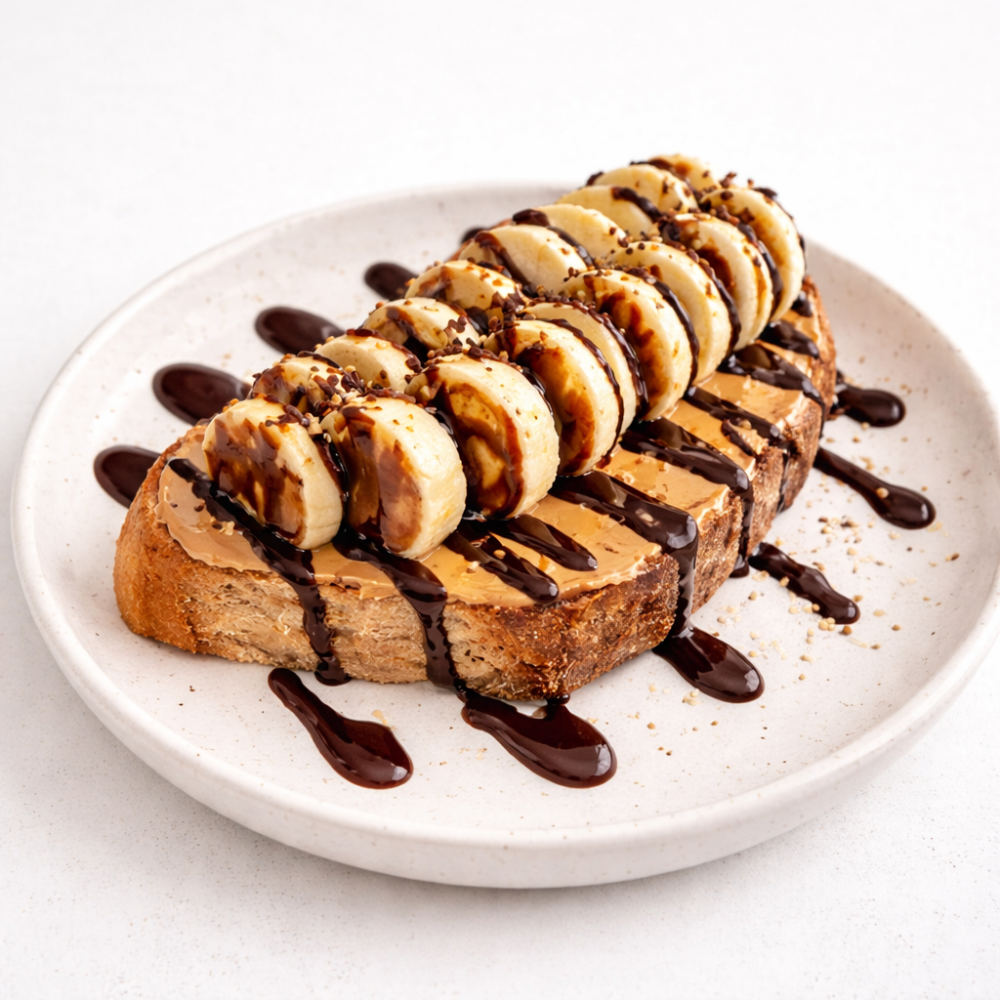 Peanut Butter Banana Toast