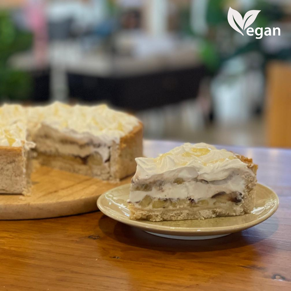 Vegan banoffee pie