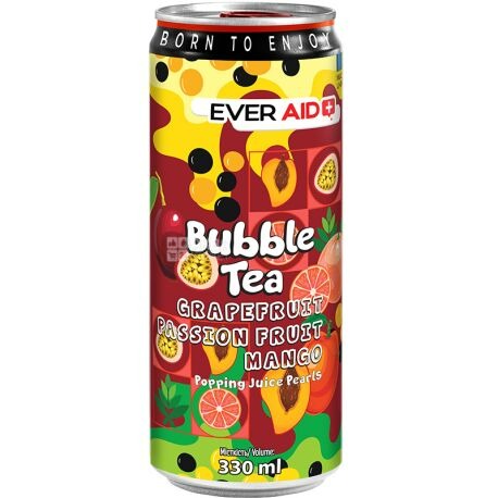 Bubble tea ТМ "EVER AID" 0,33л в асортименті