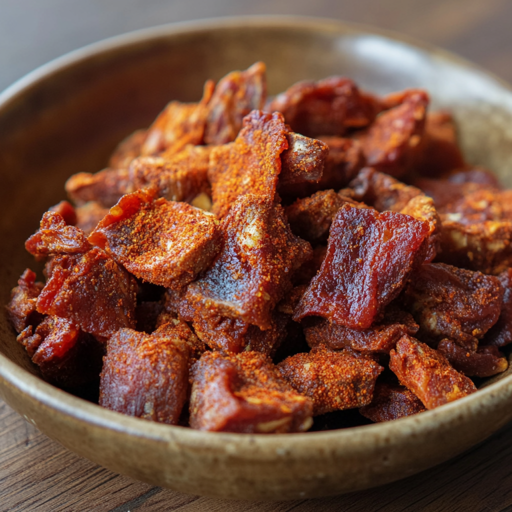 Jerky chicken with paprika