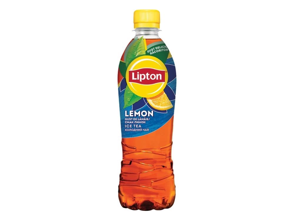 Lipton чорний чай з лимоном 0.5л