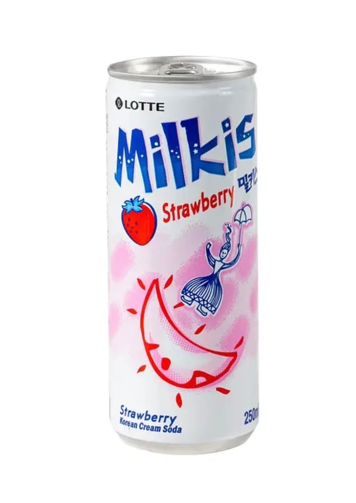 Напій Milkis з полуницею